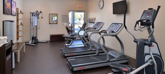 recently added state-of-the-art  fitness center for weight training and cardio