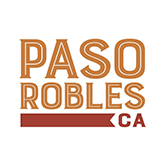 green, orange, blue and purple Paso Robles CA logo